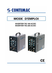 Contimac TIG 160 AS/DC Mode D'emploi