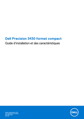 Dell Precision 3430 format compact Guide D'installation