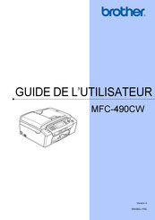 Brother MFC-490CW Guide De L'utilisateur