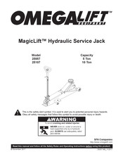 Omega Lift Equipment MagicLift 25107 Manuel D'utilisation