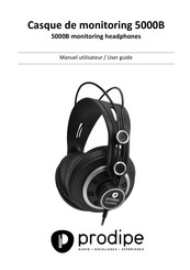 Prodipe Casque 5000B Manuel Utilisateur