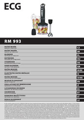 ECG RM 993 Mode D'emploi