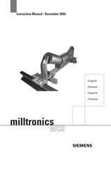 Siemens Milltronics MCS Manuel D'utilisation