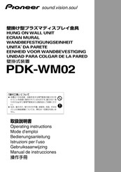 Pioneer PDK-WM02 Mode D'emploi