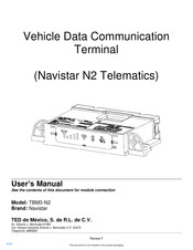 Navistar TBM3-N2 Manuel D'utilisation