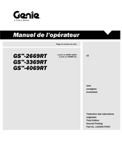 Genie GS-2669RT Manuel De L'opérateur