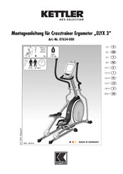 Kettler ELYX 3 Instructions De Montage