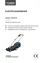 Hyundai power products LM3301E Mode D'emploi D'origine