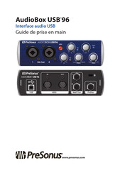 PRESONUS AudioBox USB 96 Guide De Prise En Main