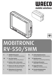 Waeco MOBITRONIC RV-550/SWM Instructions De Montage Et De Service