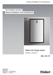 Vaillant VPM 20/2 S Notice D'installation Et De Maintenance