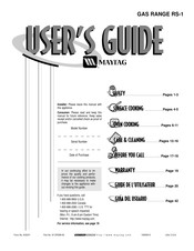Maytag RS-1 Guide De L'utilisateur