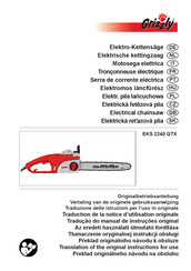 Grizzly EKS 2240 QTX Traduction De La Notice D'utilisation Originale