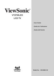 Viewsonic VT2755LED Guide De L'utilisateur
