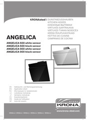 KRONAsteel ANGELICA 900 black sensor Guide De L'utilisateur