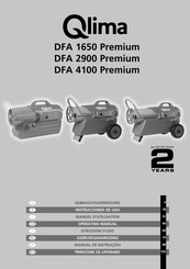 Qlima DFA 2900 Premium Manuel D'utilisation
