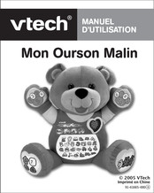 VTech Mon Ourson Malin Manuel D'utilisation