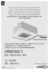 Lennox ARMONIA II Manuel D'installation, Utilisation Et Entretien