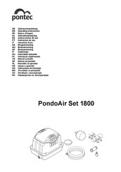 Pontec PondoAir Set 1800 Mode D'emploi
