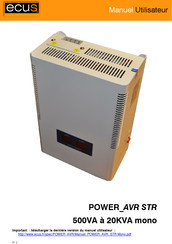 Ecus POWER AVR 0.5 Manuel Utilisateur