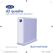 Lacie d2 quadra Guide Rapide