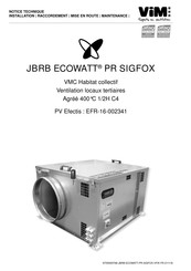 ViM JBRB ECOWATT PR SIGFOX 82 COP Mode D'emploi