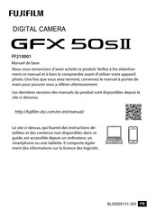 FujiFilm GFX 50S II Mode D'emploi
