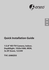 Eneo TVC-2080Z03 Guide D'installation Rapide