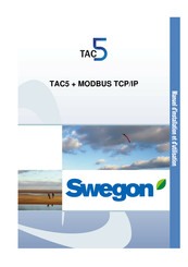 Swegon MODBUS TCP/IP Manuel D'installation Et D'utilisation