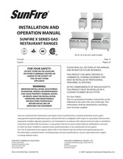 Sunfire X36-6R Manuel D'installation