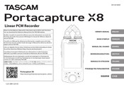 Tascam PORTACAPTURE X8 Mode D'emploi