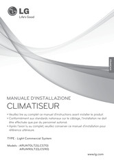 LG LCS70 Manuel D'installation