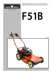 Outils Wolf F51B Notice D'instructions