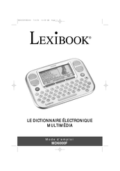 LEXIBOOK MD6000F Mode D'emploi