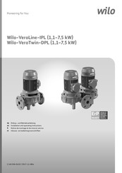 Wilo VeroLine-IPL Notice De Montage Et De Mise En Service