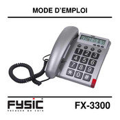 Fysic FX-3300 Mode D'emploi