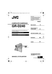 JVC GR-D240 Mode D'emploi