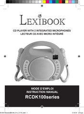 LEXIBOOK RCDK100 Série Mode D'emploi