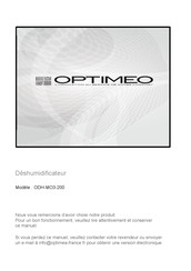 OPTIMEO ODH-MO3-200 Mode D'emploi