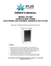 PUR PD-680 Manuel Du Propriétaire