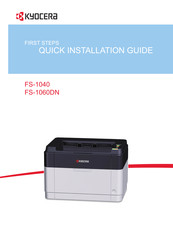 Kyocera Ecosys FS-1040 Guide Rapide