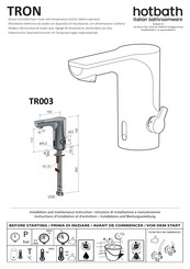 hotbath TRON TR003 Mode D'emploi