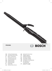 Bosch PHC 949 Série Mode D'emploi