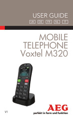 AEG Voxtel M320 Guide D'utilisation
