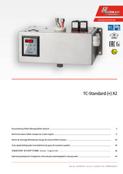 Bühler technologies TC-Standard + X2 Série Notice De Montage