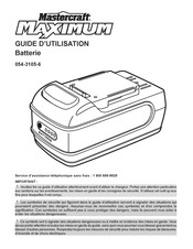 MasterCraft 054-3105-6 Guide D'utilisation