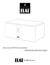 ELAC Discovery Z3 Manuel D'instructions