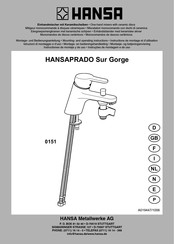Hansa Sur Gorge 0151 Instructions De Montage Et D'utilisation