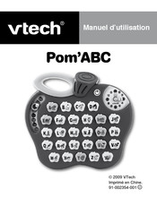 VTech Pom'ABC Manuel D'utilisation