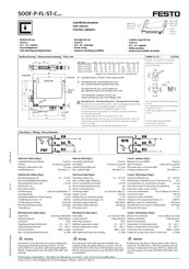 Festo SOOF-P-FL-ST-C Série Mode D'emploi